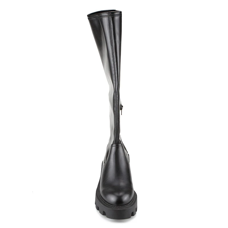 Low Heel Knee High Boots For Women