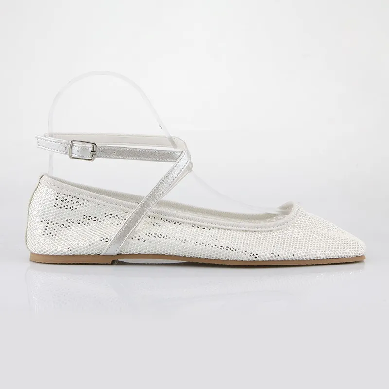 Square Toe Flats Womens