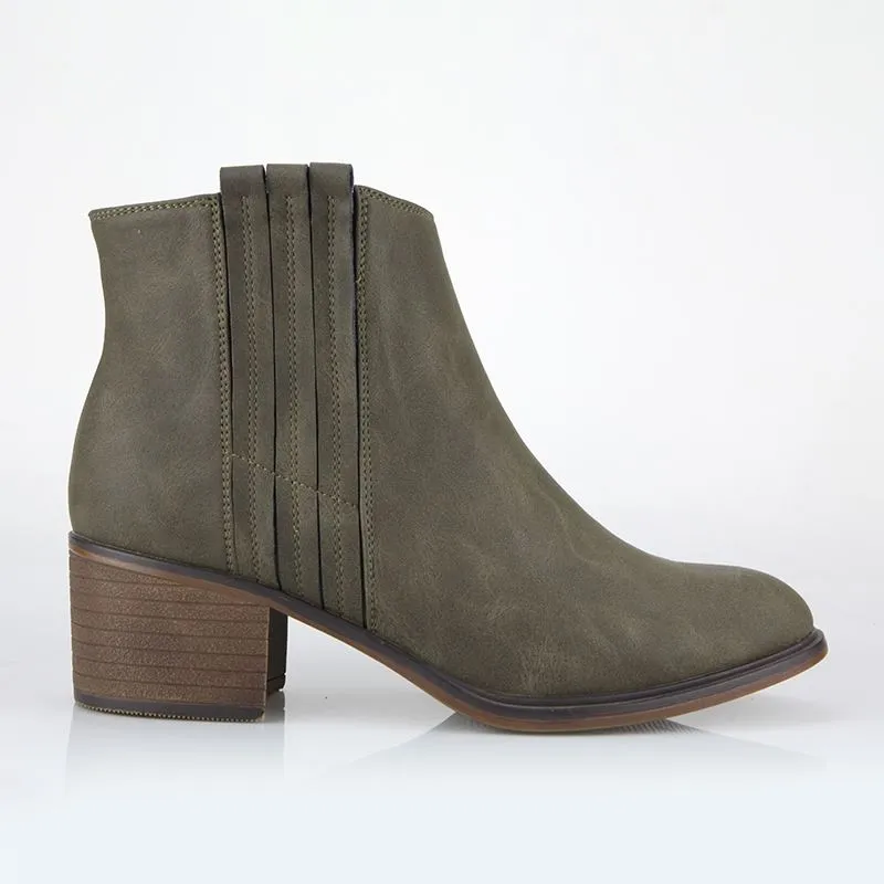 Womens Boots Chunky Heel