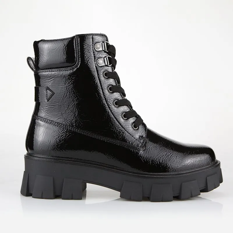 Zip Up Ankle Boots Womens